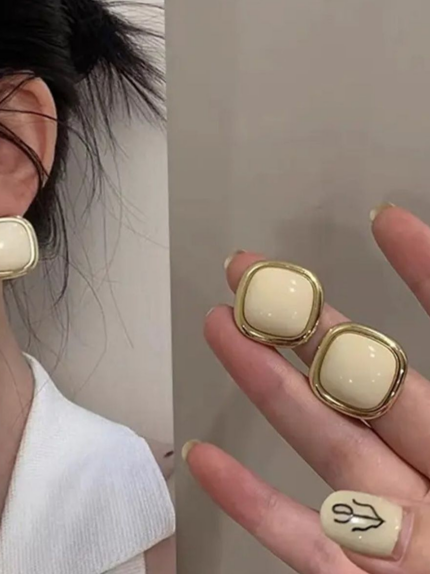 Office Glam Korean Earrings