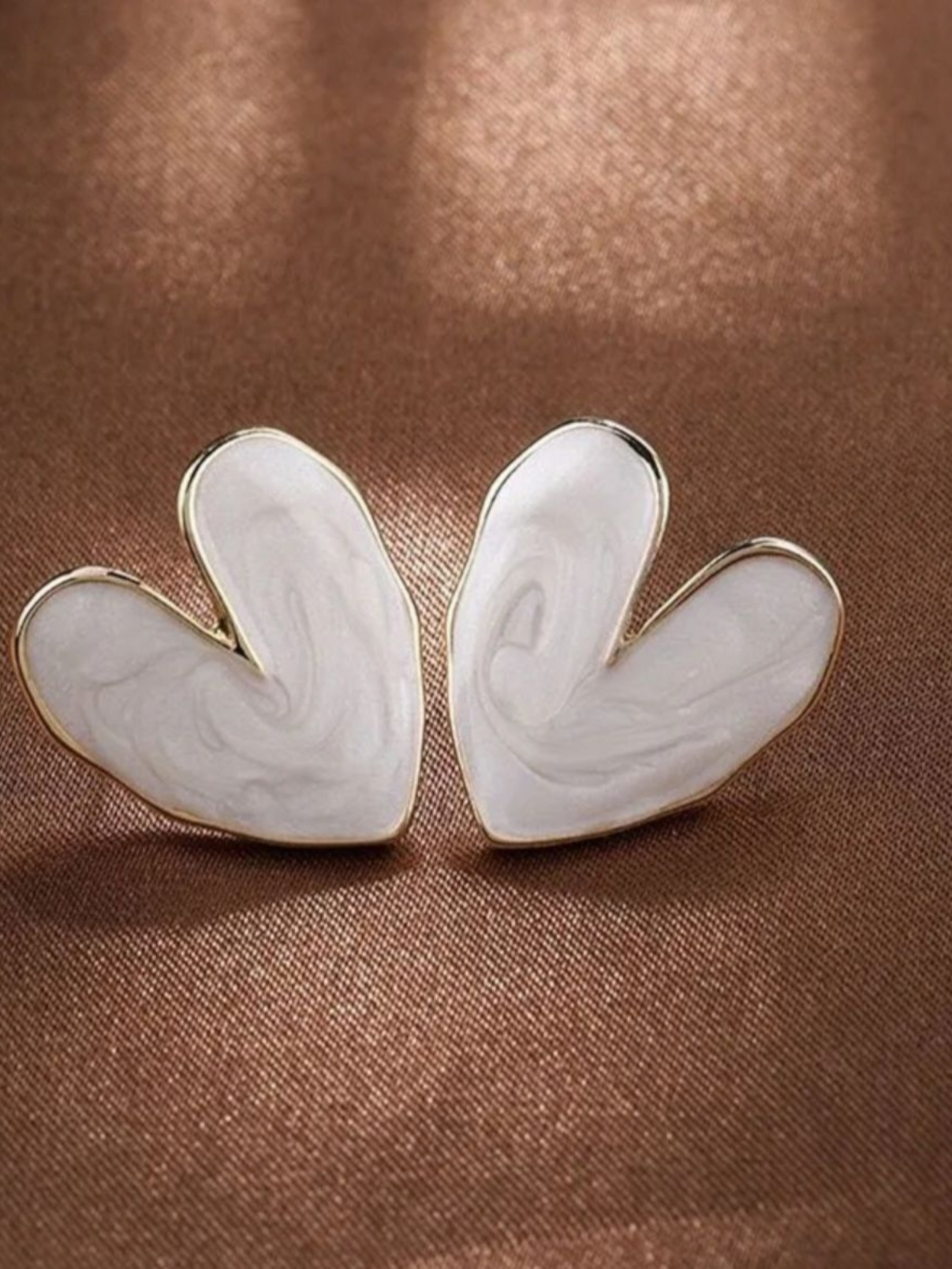 Pure Hearts Seoul Korean Statement Earrings