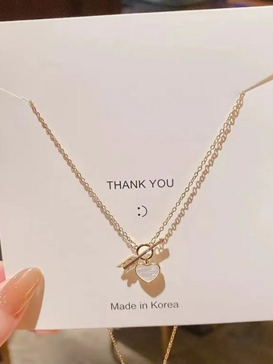 The Ultimate Love Heart Anti Tarnished Thin Golden Necklace