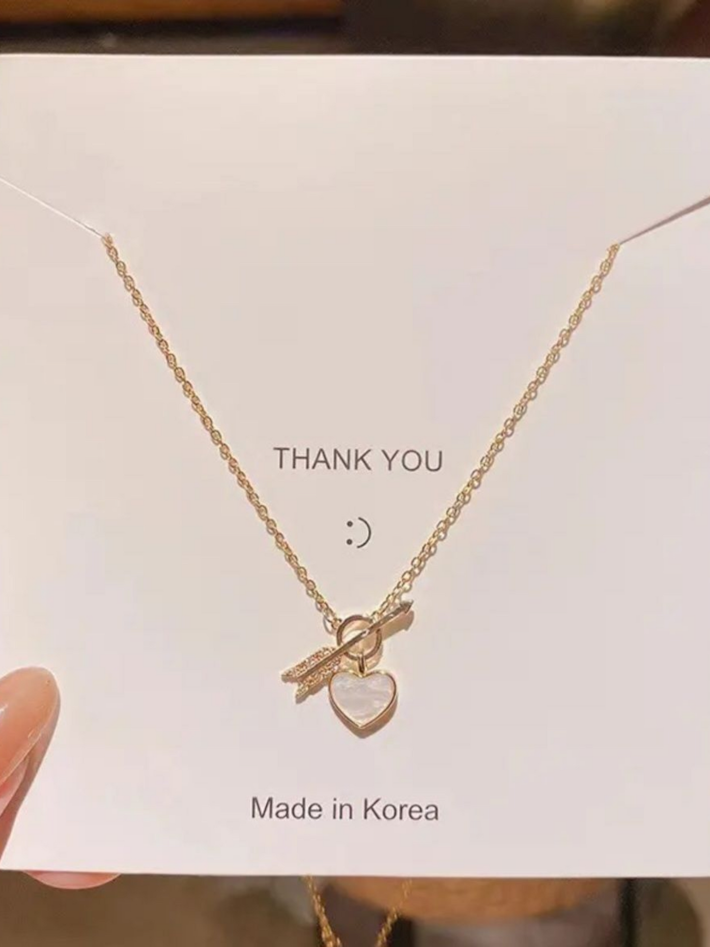 The Ultimate Love Heart Anti Tarnished Thin Golden Necklace