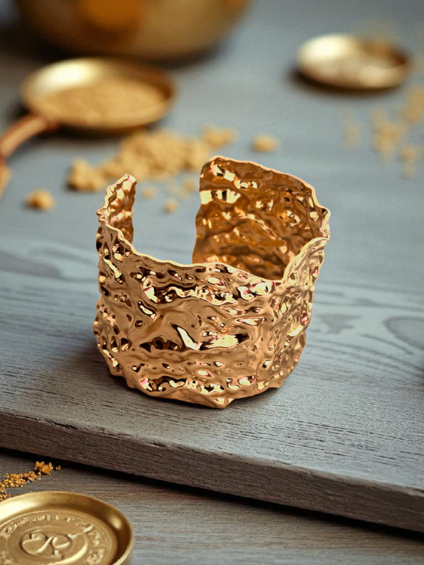 Crippled Trending Gold Plated Bracelet