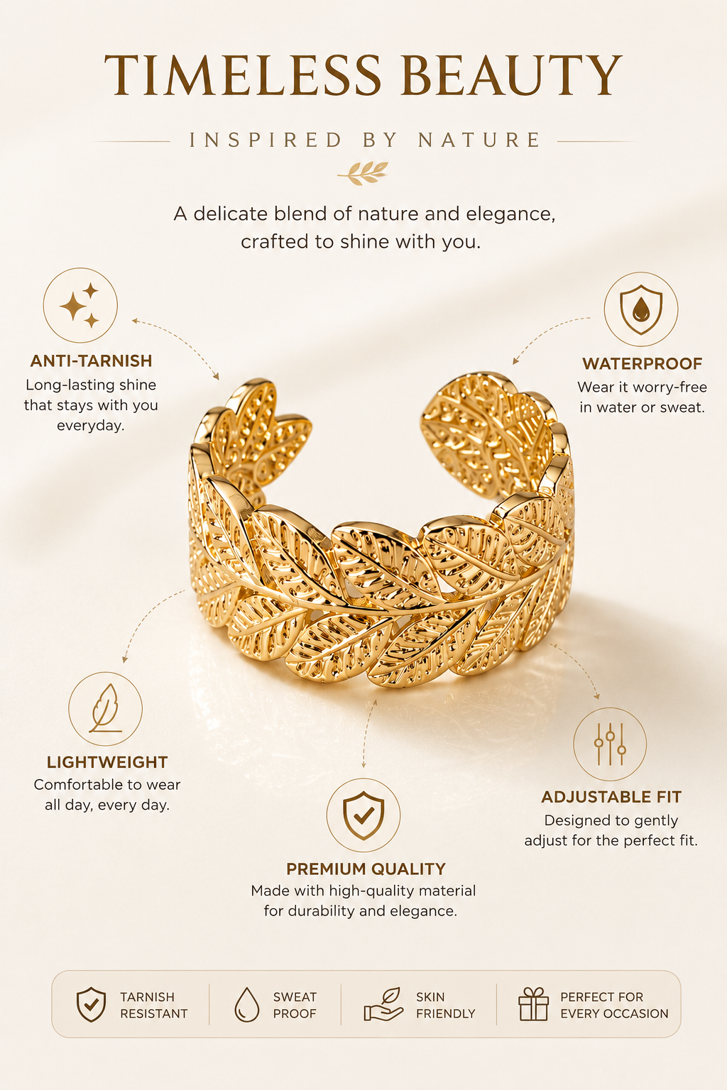 Aurelia Leaf Ring