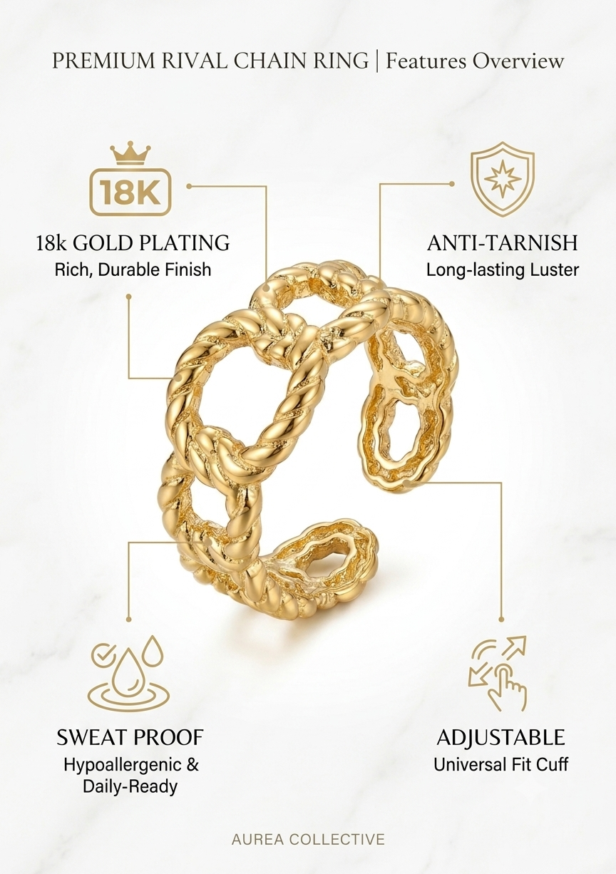 Evara Rope Ring