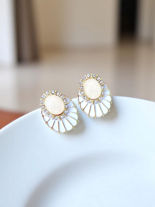 Opal Korean Earrings
