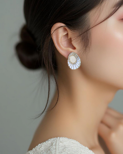 Opal Korean Earrings