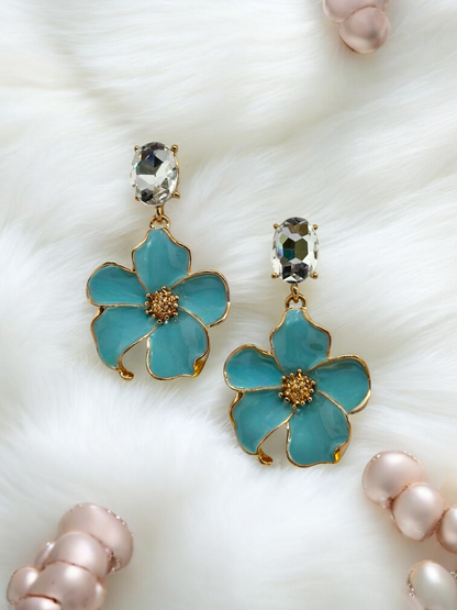 Crystal Petal Pop Earrings