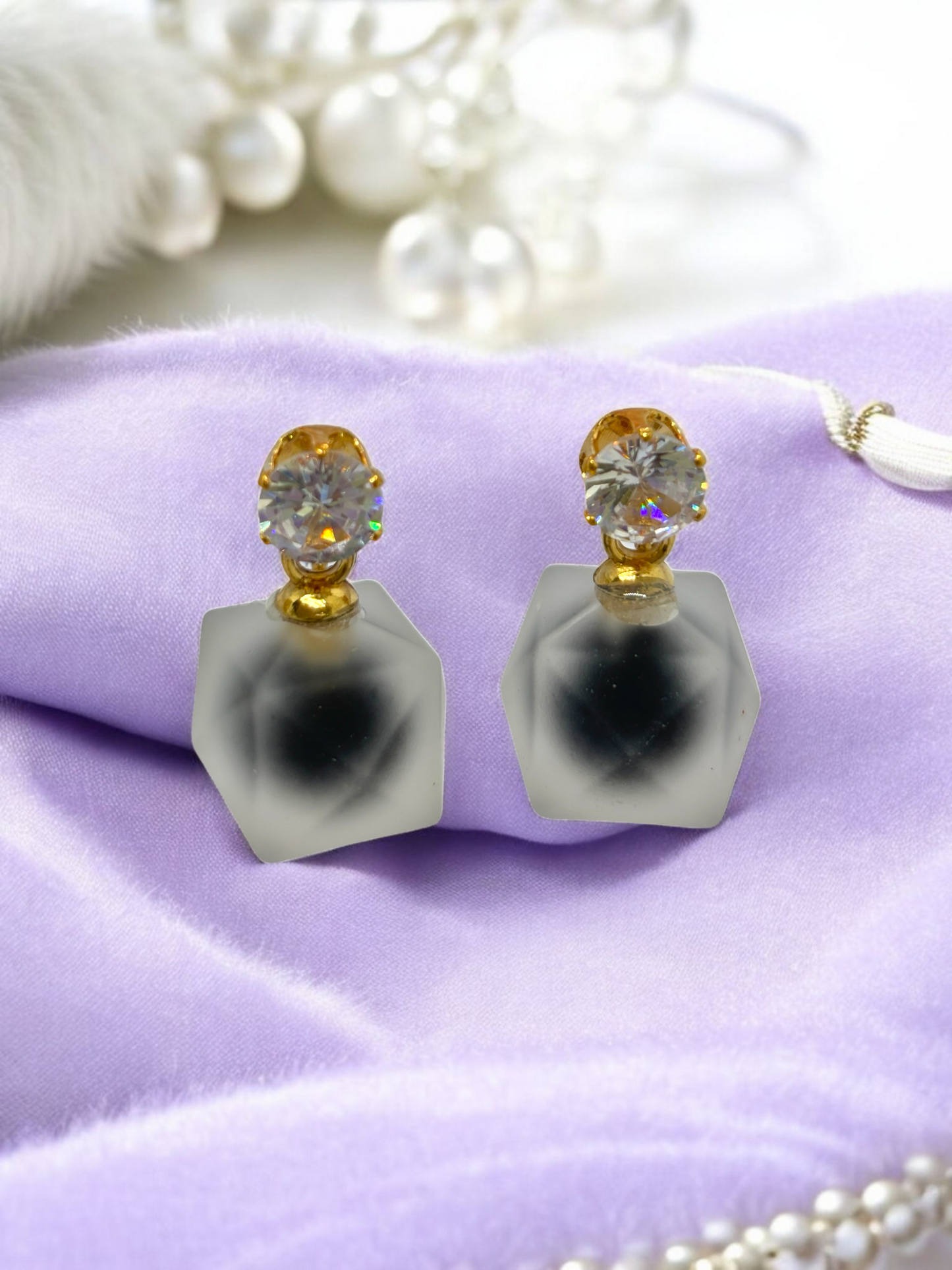 Frosted Blooms Earrings
