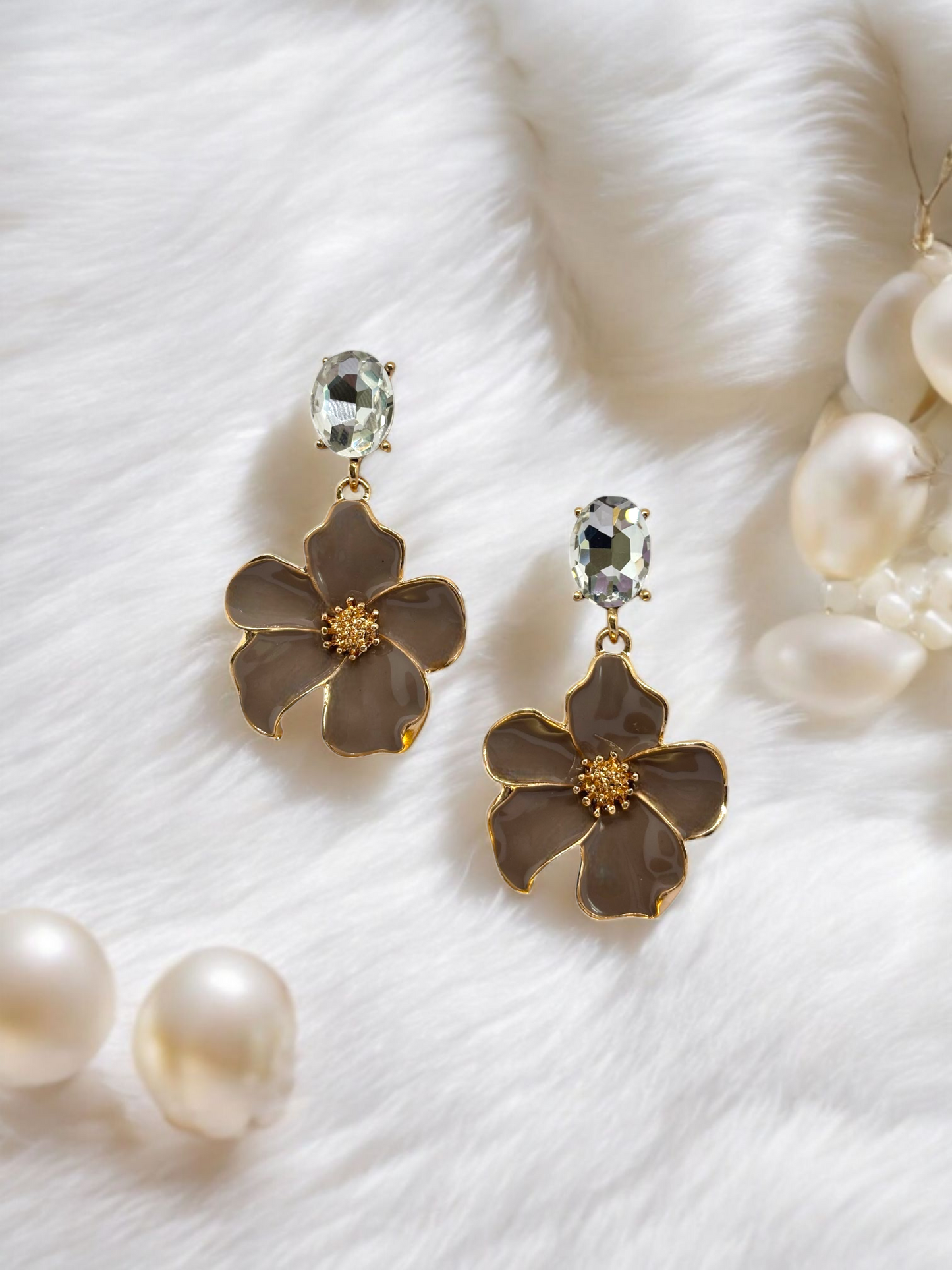Crystal Petal Pop Earrings