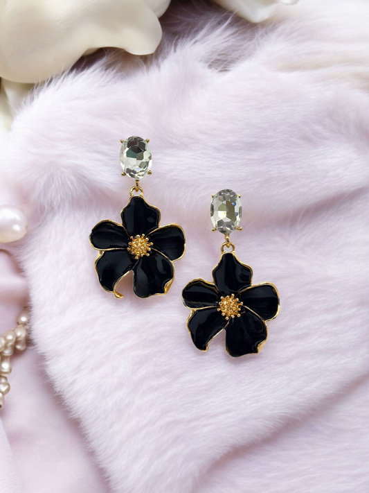 Crystal Petal Pop Earrings