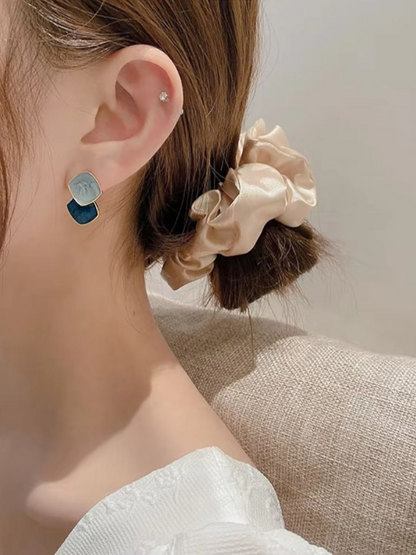 Monday  Blues Korean Statement Earrings
