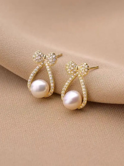 Little Bows Trendy Korean Earrings