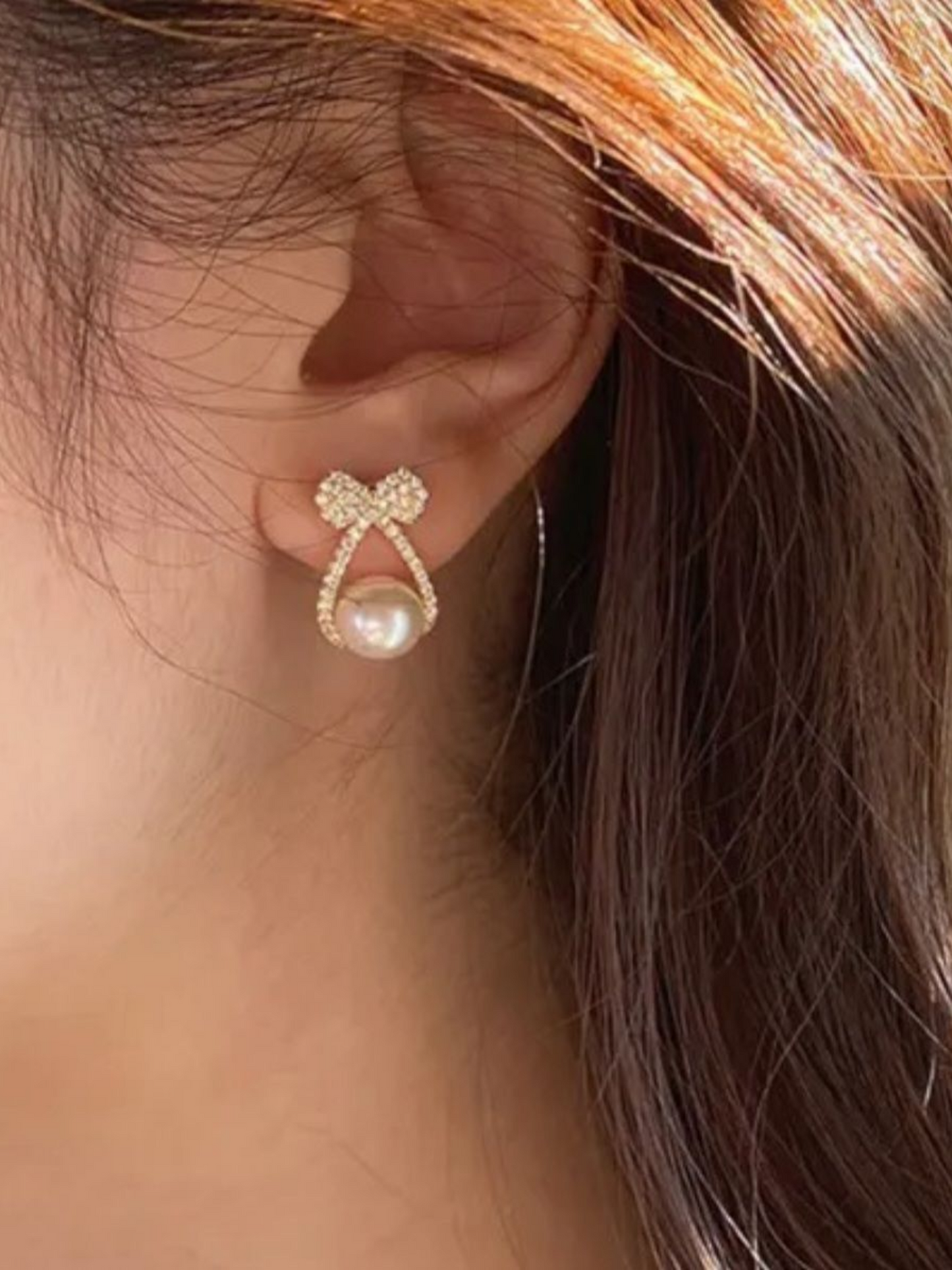 Little Bows Trendy Korean Earrings