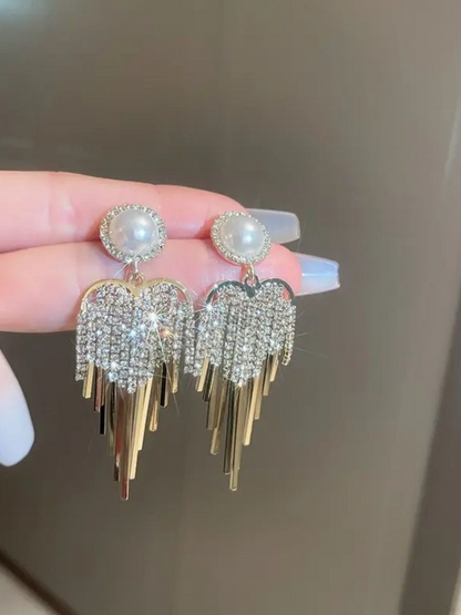 Falling In Love Statement Korean Earrings