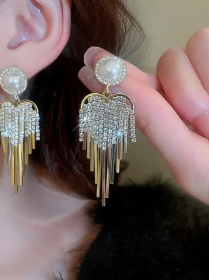 Falling In Love Statement Korean Earrings