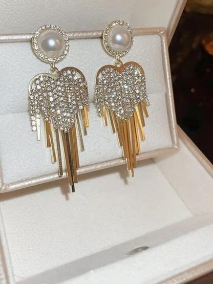 Falling In Love Statement Korean Earrings