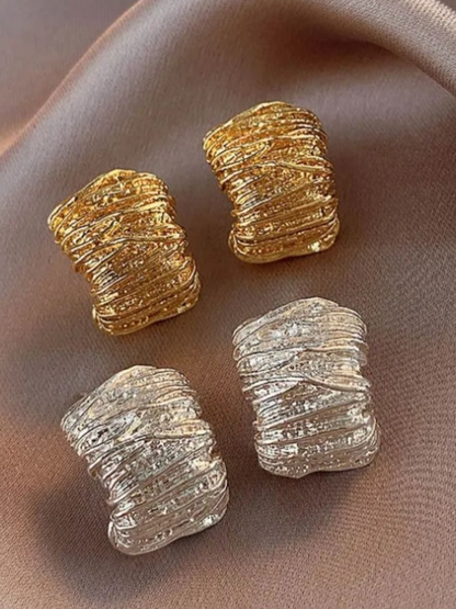 Golden Cripples Korean Earrings