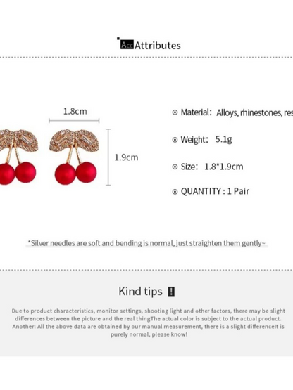 Cherry Blooms Trending Korean Earrings