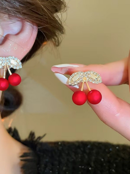 Cherry Blooms Trending Korean Earrings