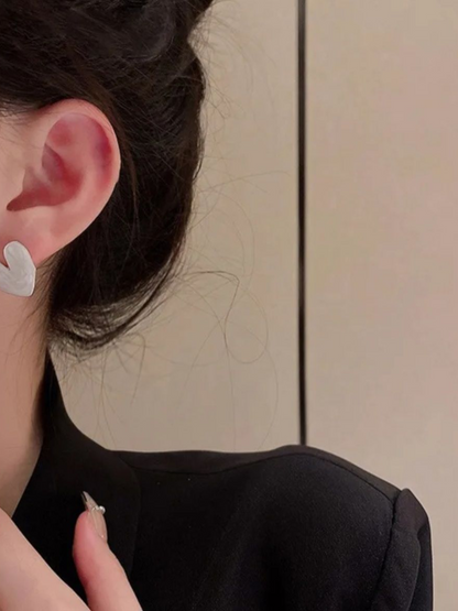 Pure Hearts Seoul Korean Statement Earrings