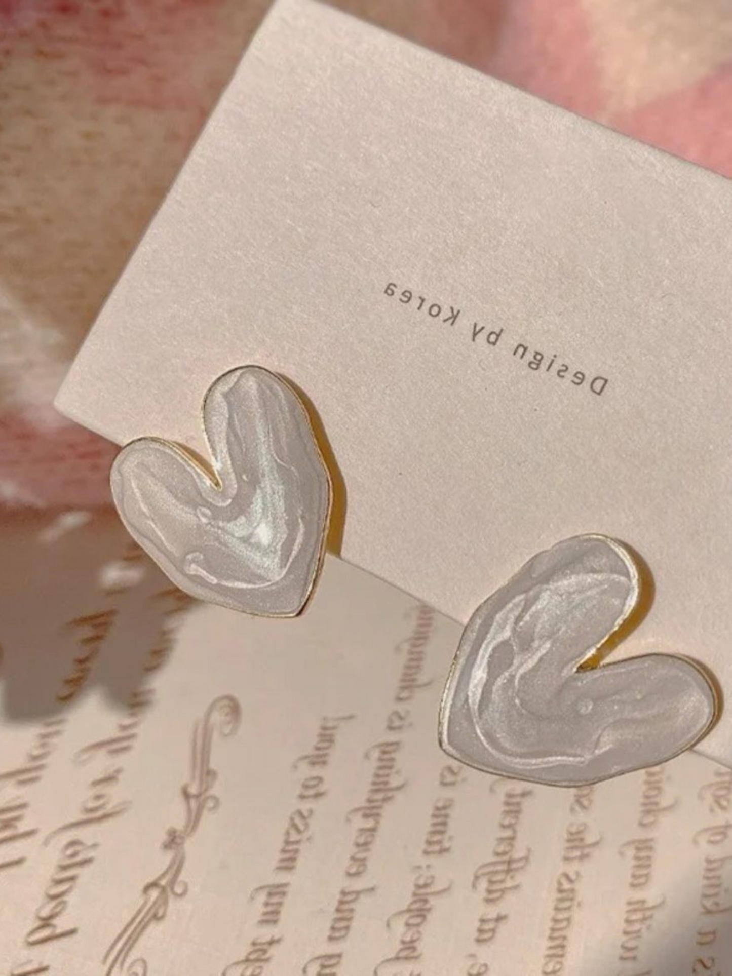 Pure Hearts Seoul Korean Statement Earrings