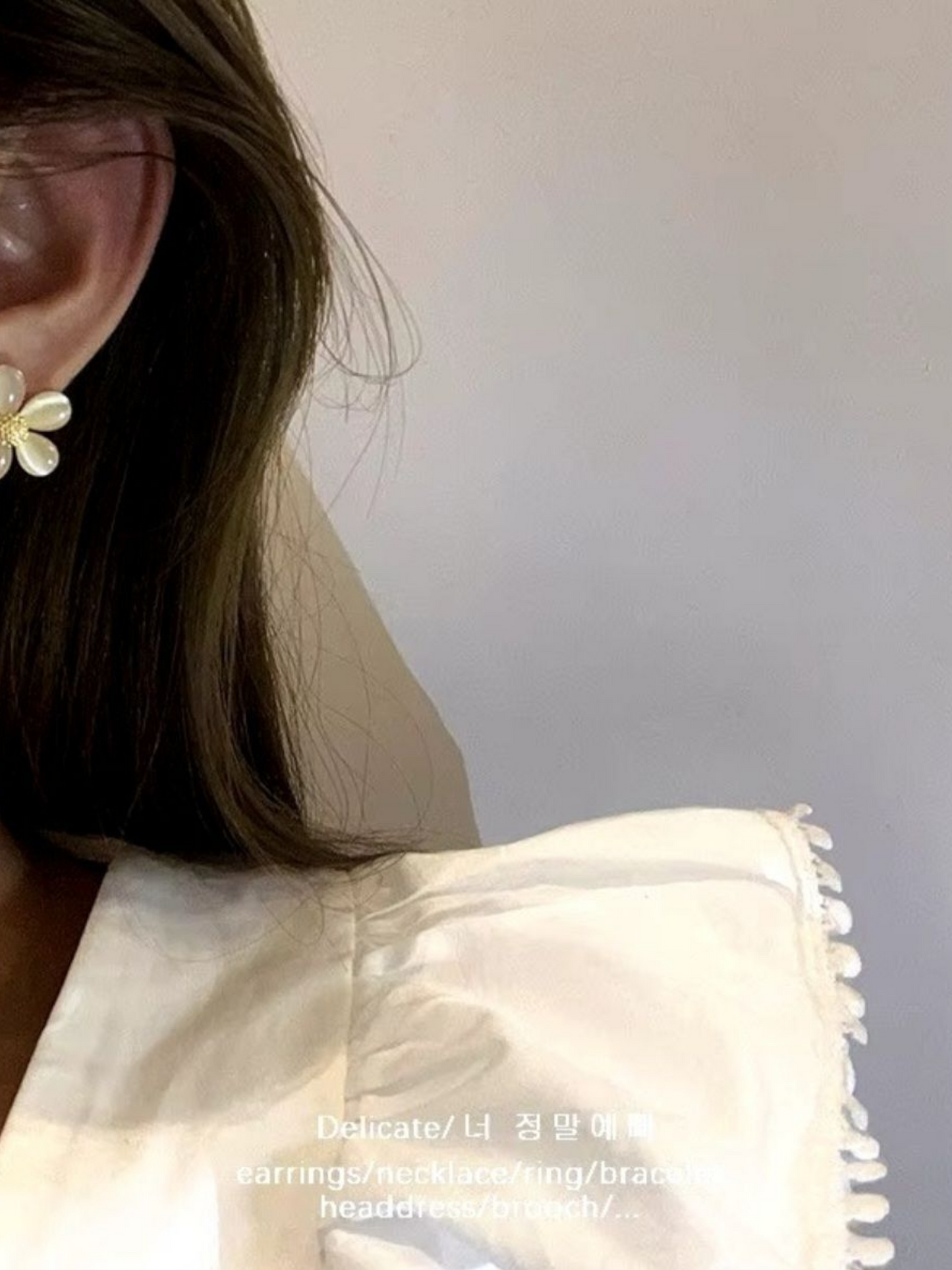 Cute Li'L Flowers Korean Earrings