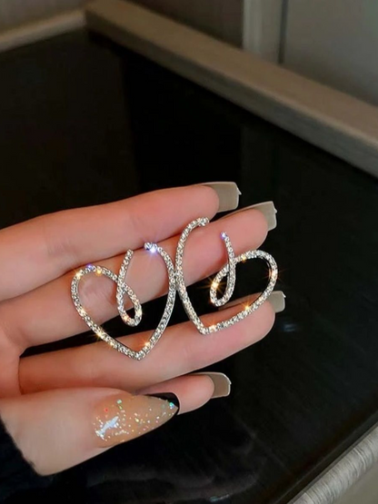 Lovely Tales The Ultimate Love Hoops Korean Earrings