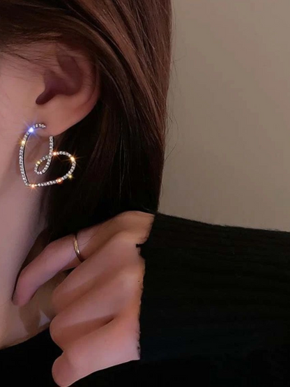 Lovely Tales The Ultimate Love Hoops Korean Earrings