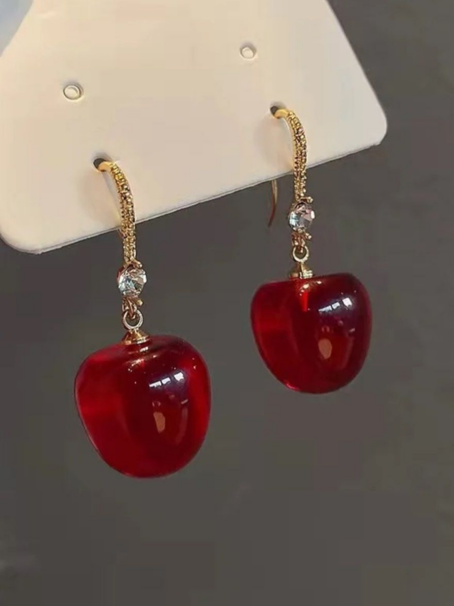 Cherry Plums Korean Earrings