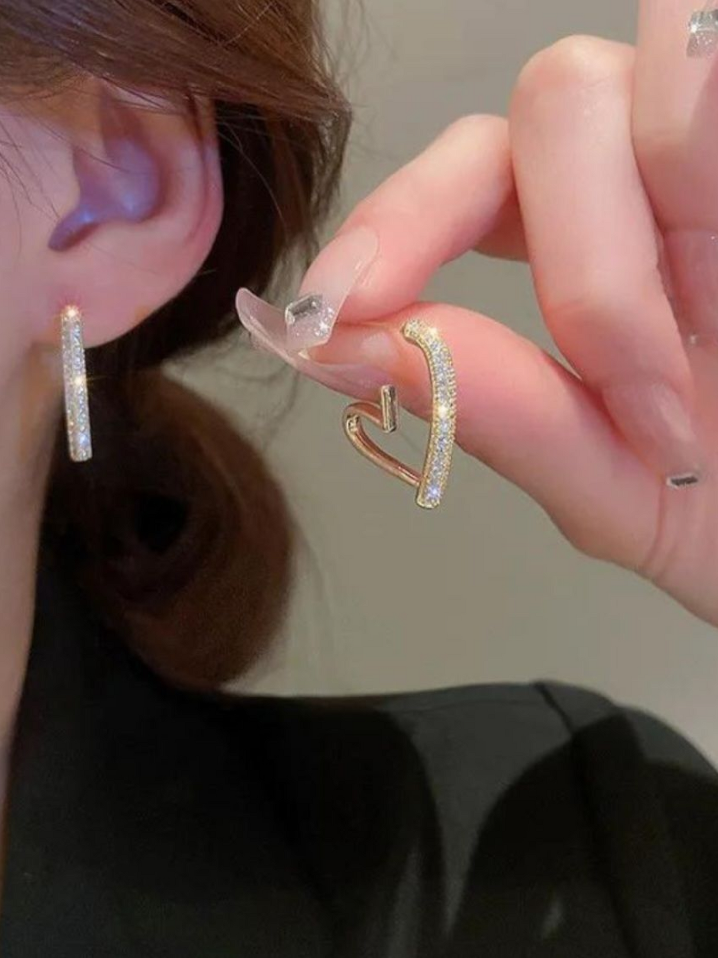 Lovely Hearts Korean Earrings