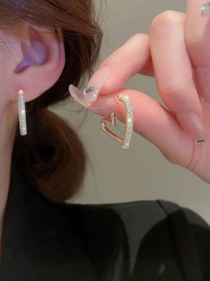 Lovely Hearts Korean Earrings