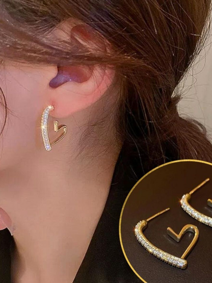 Lovely Hearts Korean Earrings
