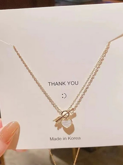 The Ultimate Love Heart Anti Tarnished Thin Golden Necklace