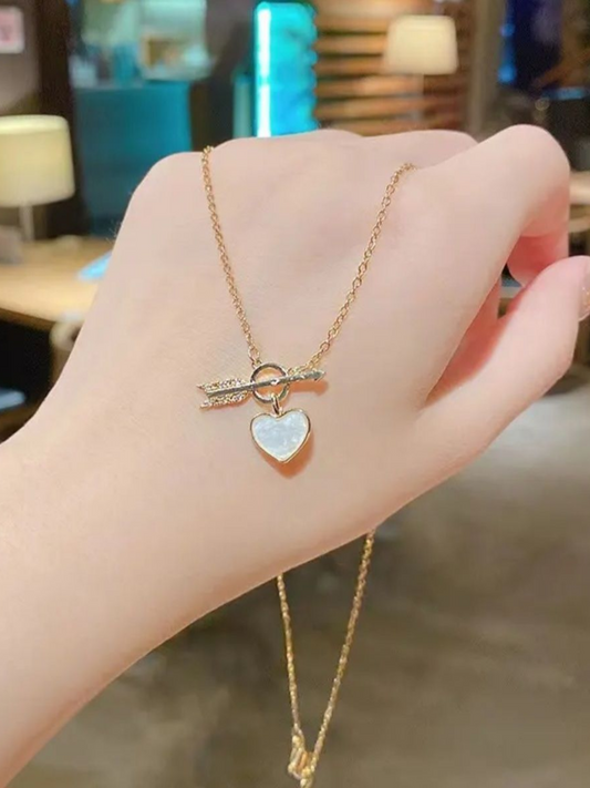 The Ultimate Love Heart Anti Tarnished Thin Golden Necklace
