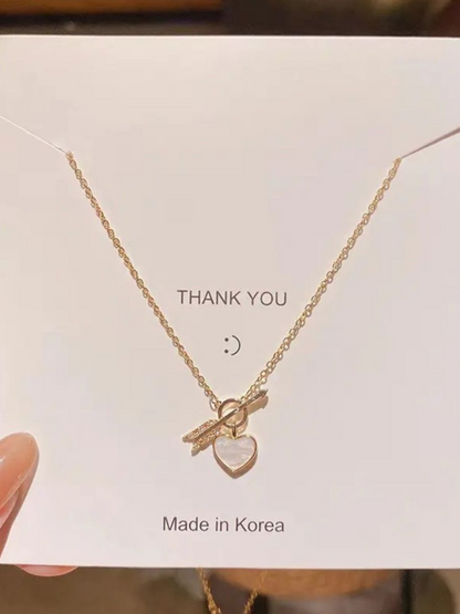 The Ultimate Love Heart Anti Tarnished Thin Golden Necklace