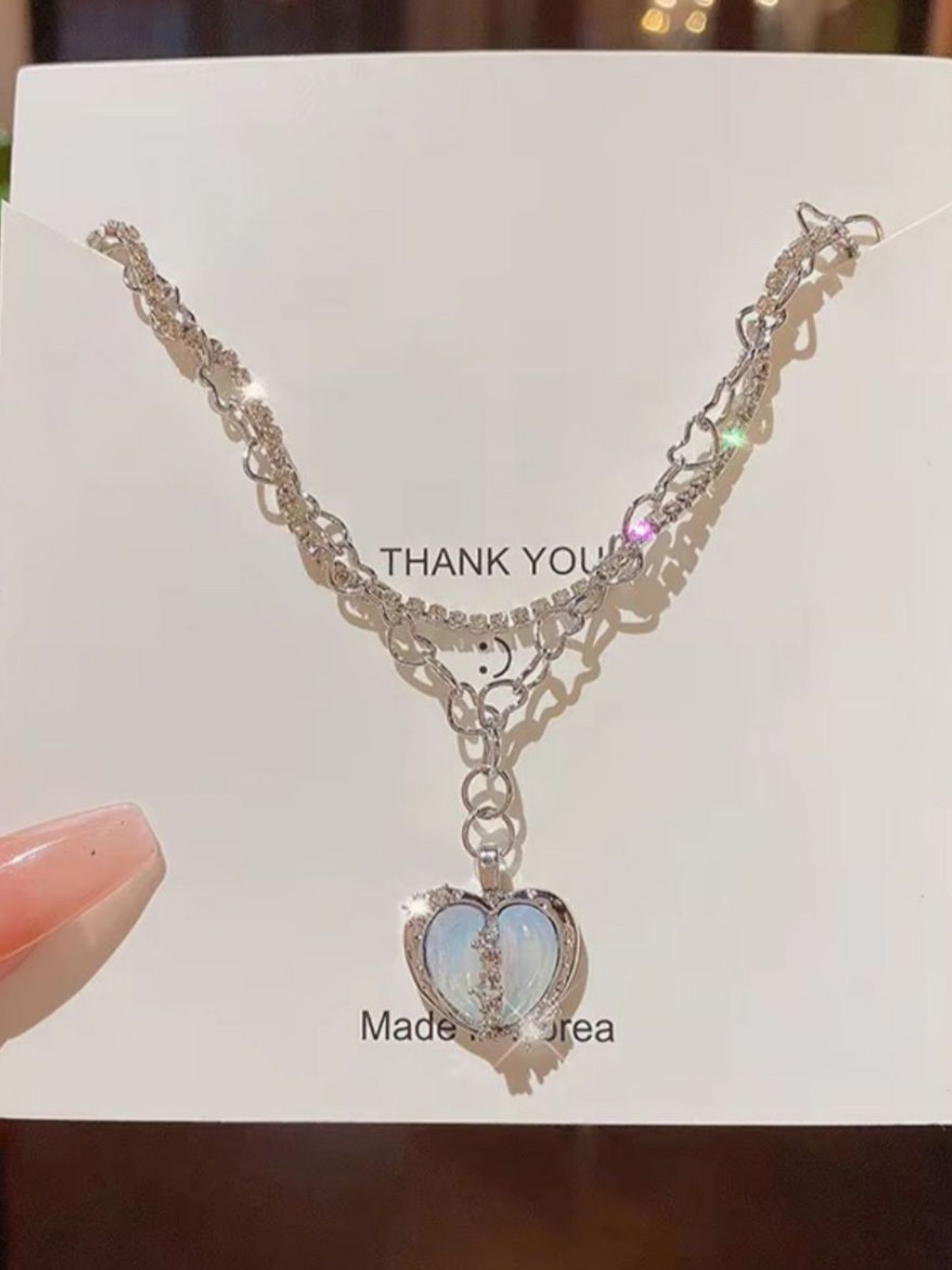 Strong Love Antique Type Anti Tarnished Beautiful Necklace