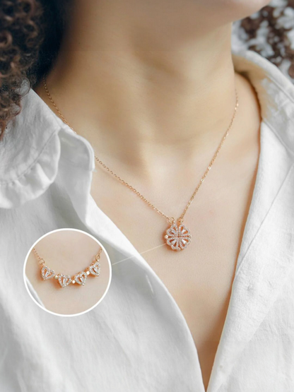 Ever Trending Four Clover Leaf Detachable Necklace