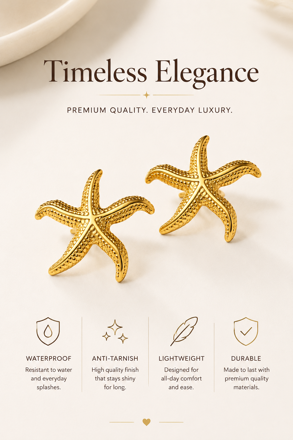 Maris Starfish Earrings