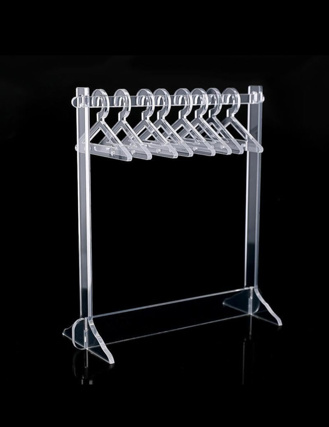 Transparent Stylish Earring Stand With Hangers For Showcase/Table Top