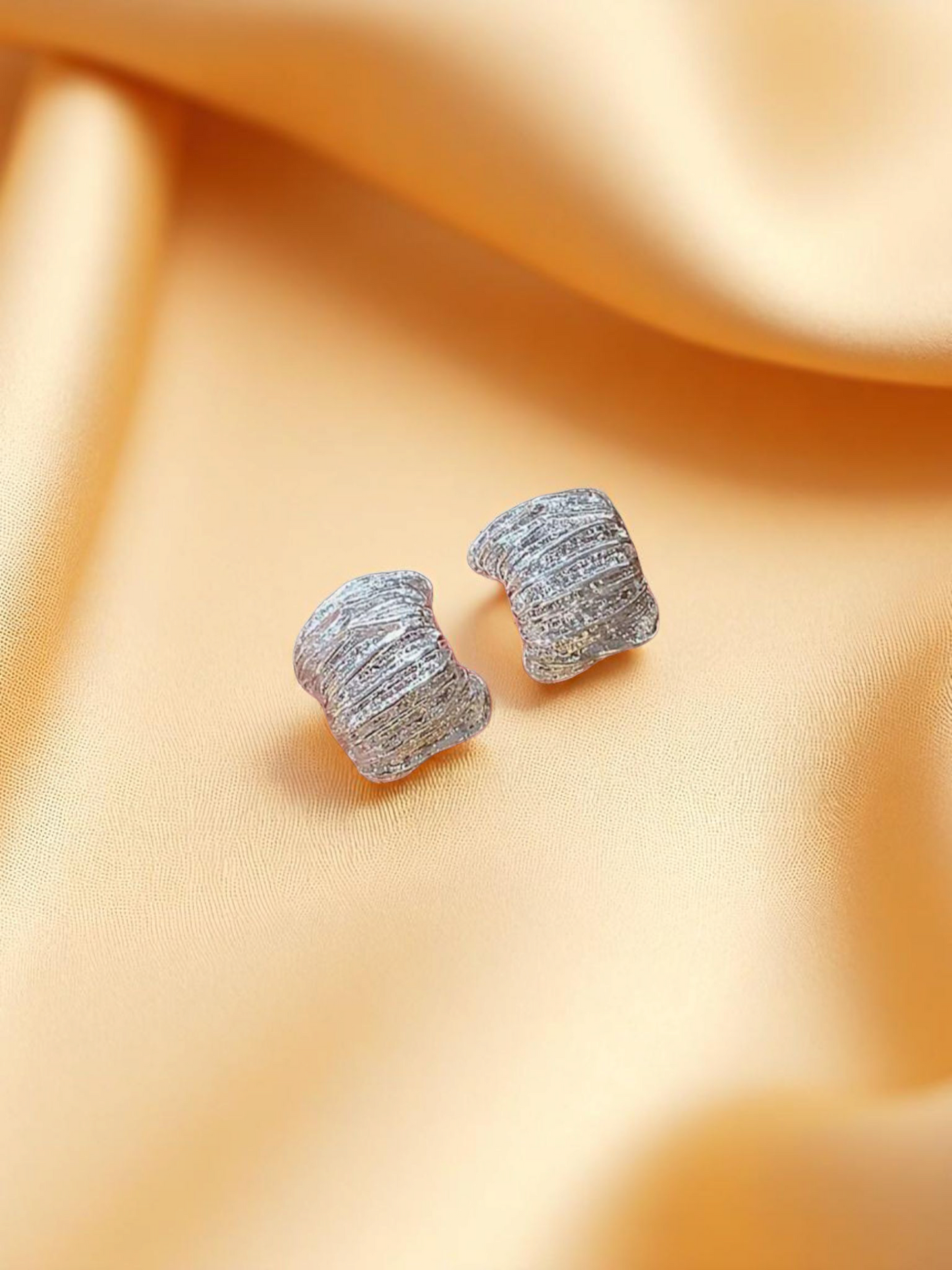 Silver Cripples Korean Earrings