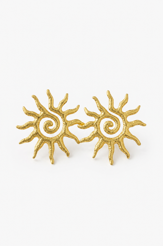 Veyra Suncoil Anti Tarnish Earrings