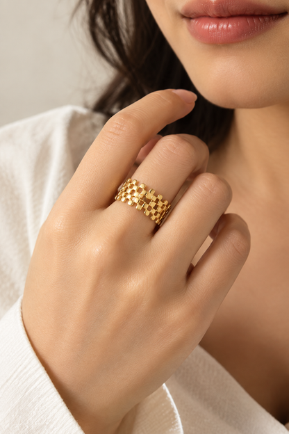 Luna Weave Ring