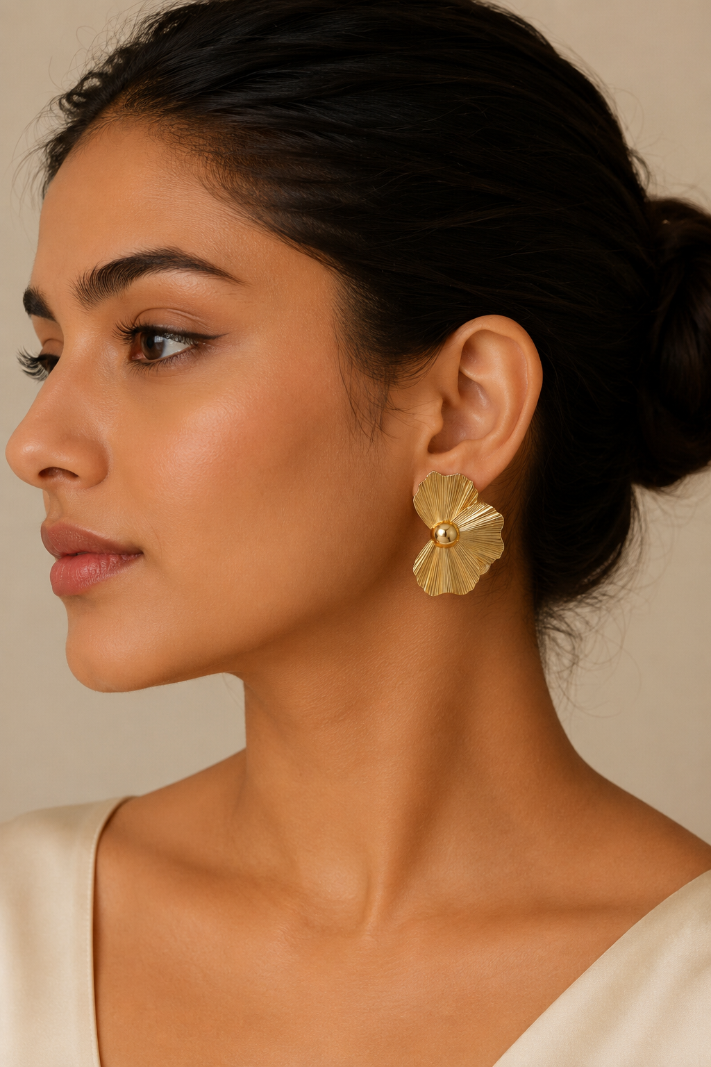 Flora Sculpted Bloom Earrings