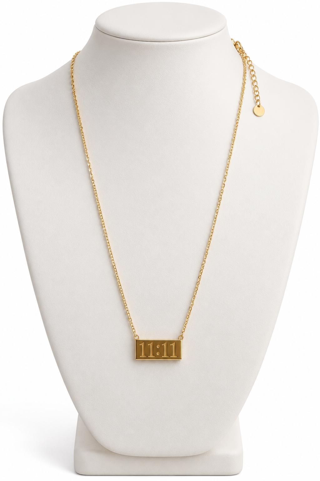 11:11 Engraved Angel Number Bar Necklace
