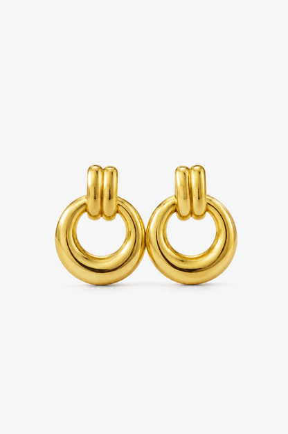 Aurelia Double Halo Earrings