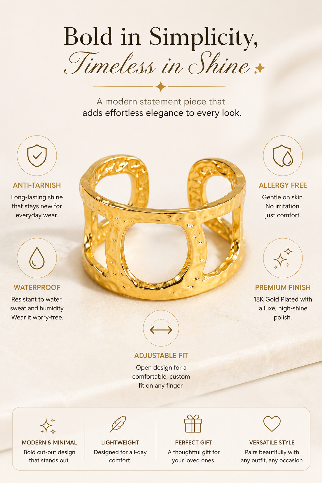 Grace Frame Ring
