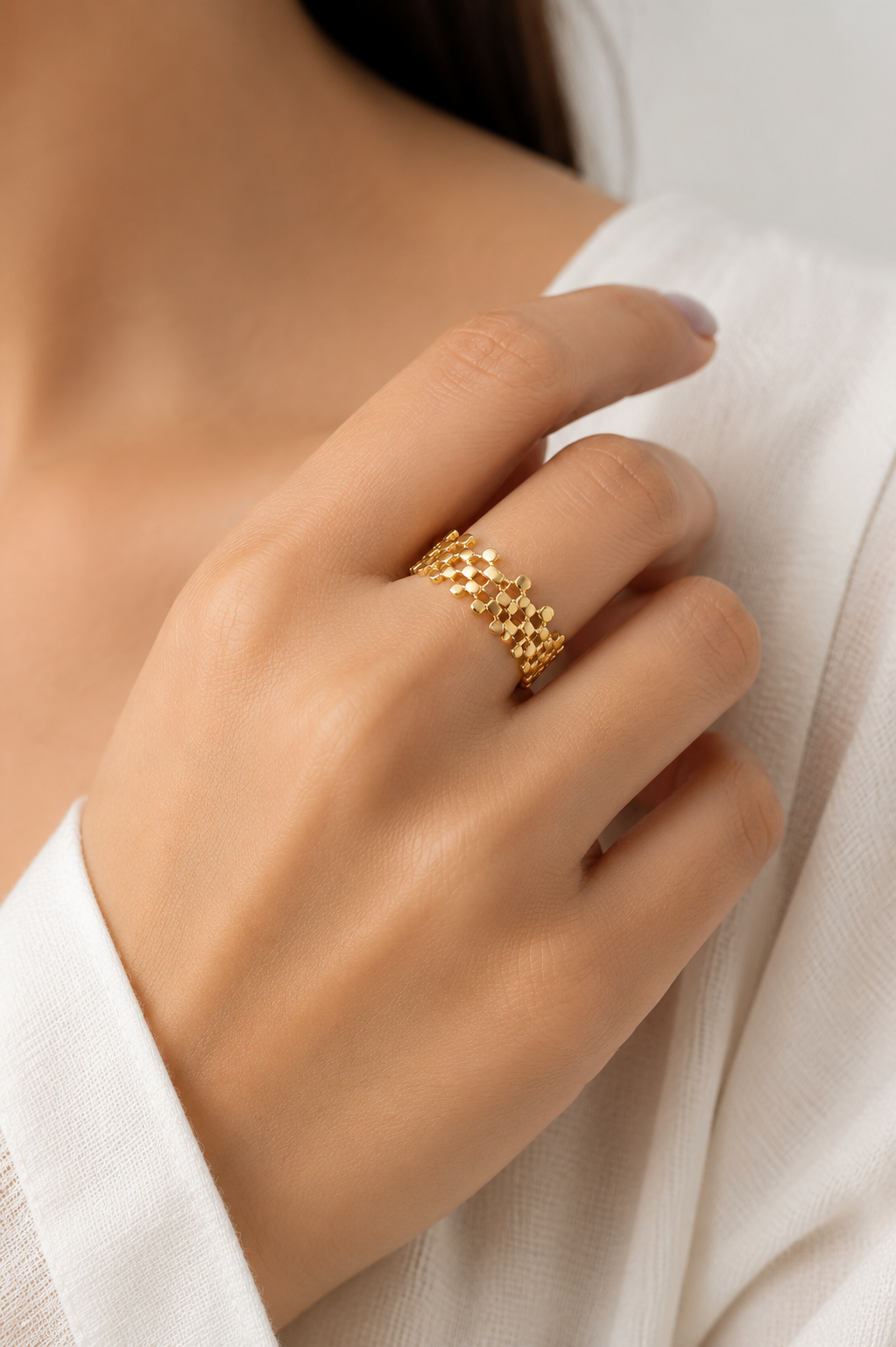 Luna Weave Ring