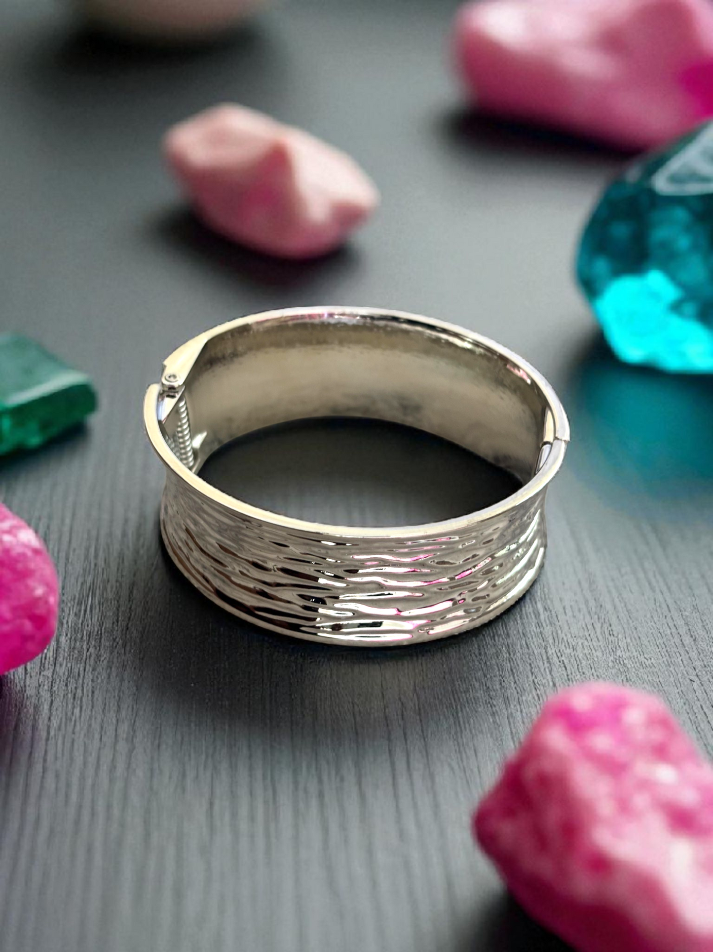 Silver Plated Stainless Steel Bracelet