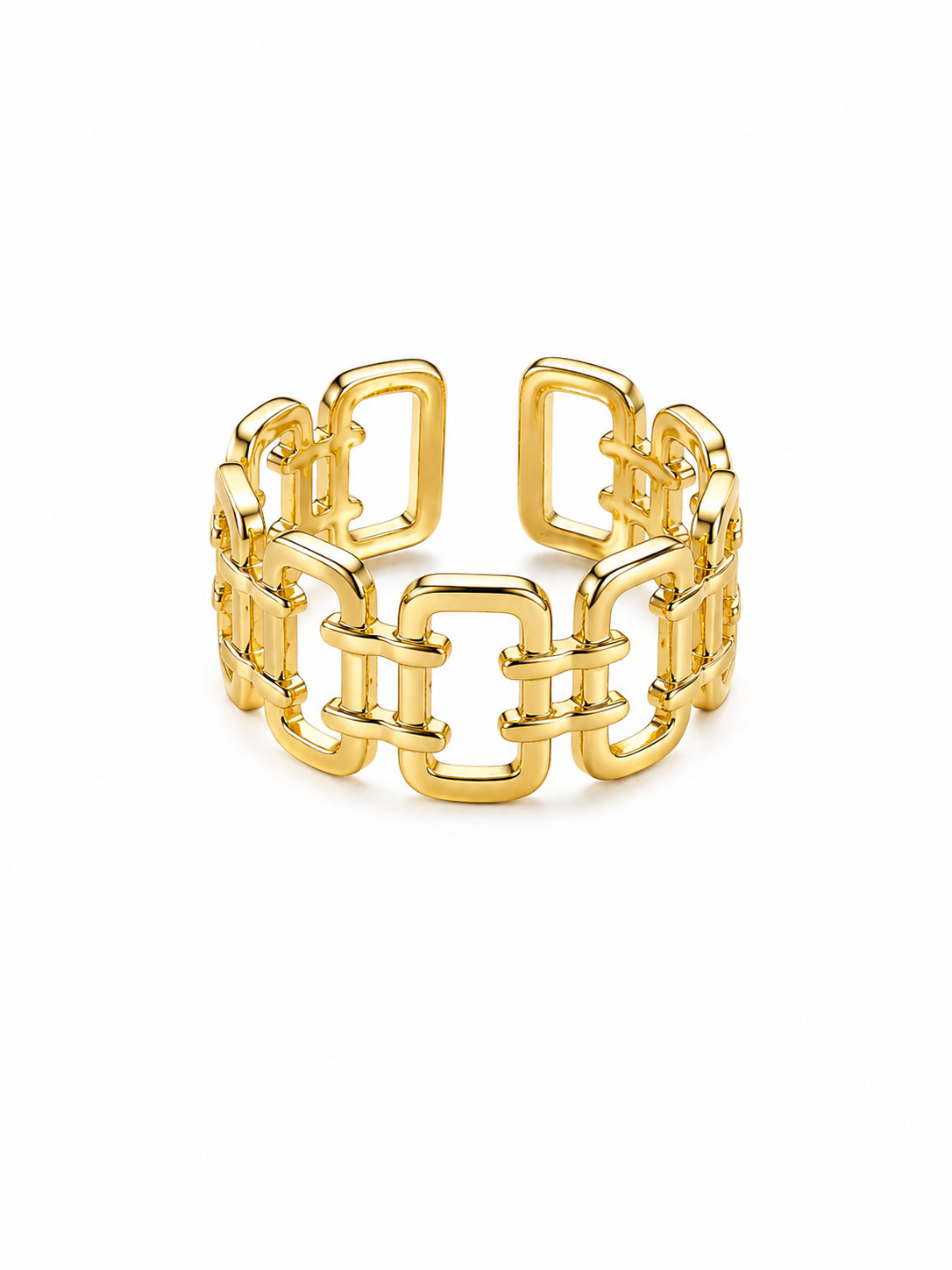 Crown Link Ring