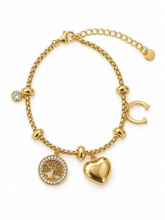 The Solstice Medallion Love & Luck Charm Bracelet