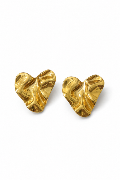 Élan Sculpted Heart Earrings